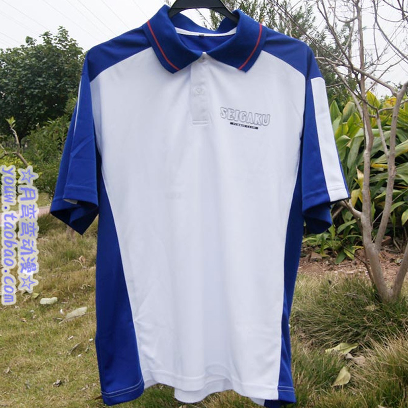 网球王子夏装 网王衣服 动漫cos服装 青学夏季校服短袖t恤2件套