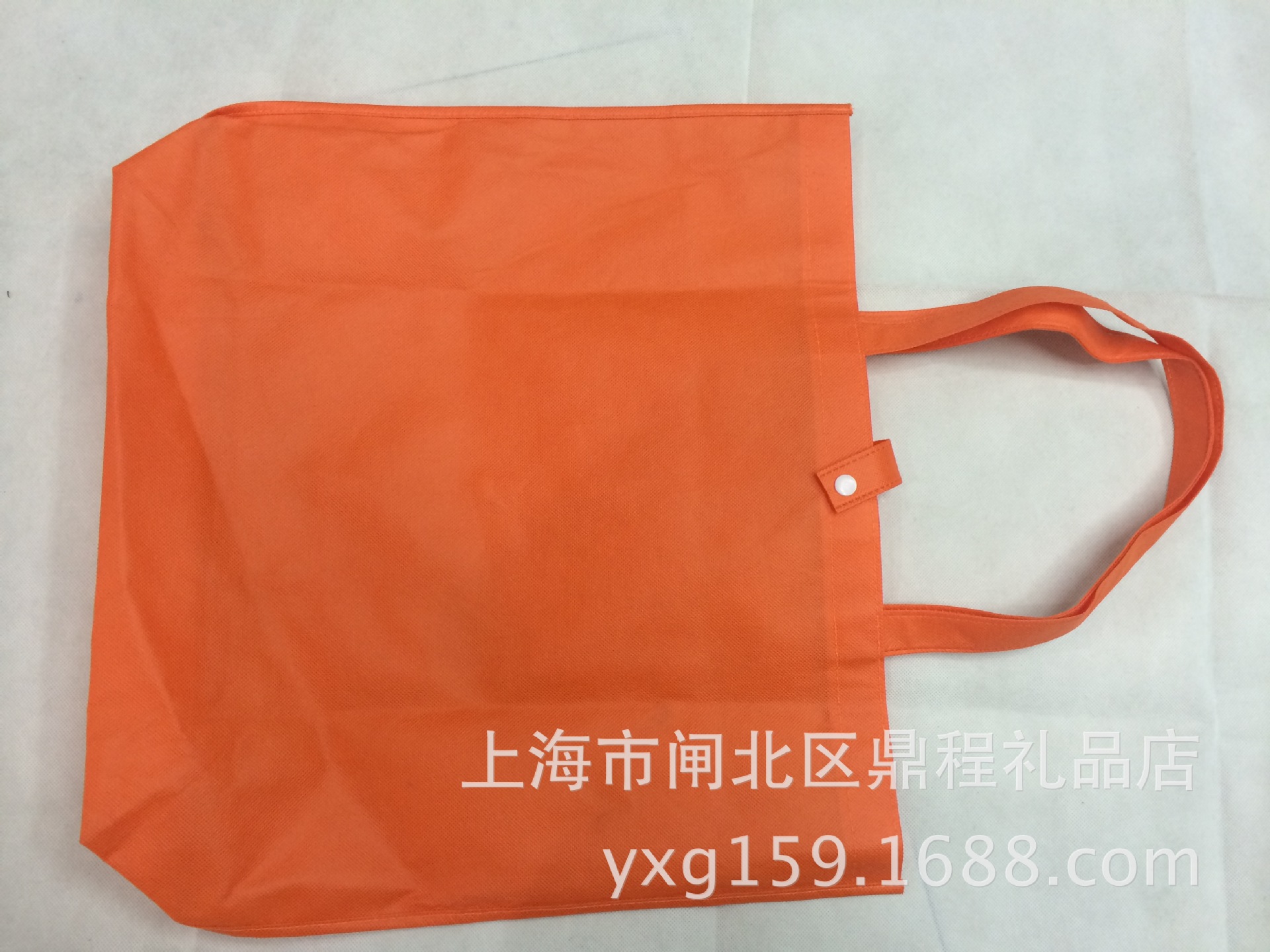 初加工材料 包装材料及容器 布袋,麻袋 无纺布袋 【鼎程】橙色80g