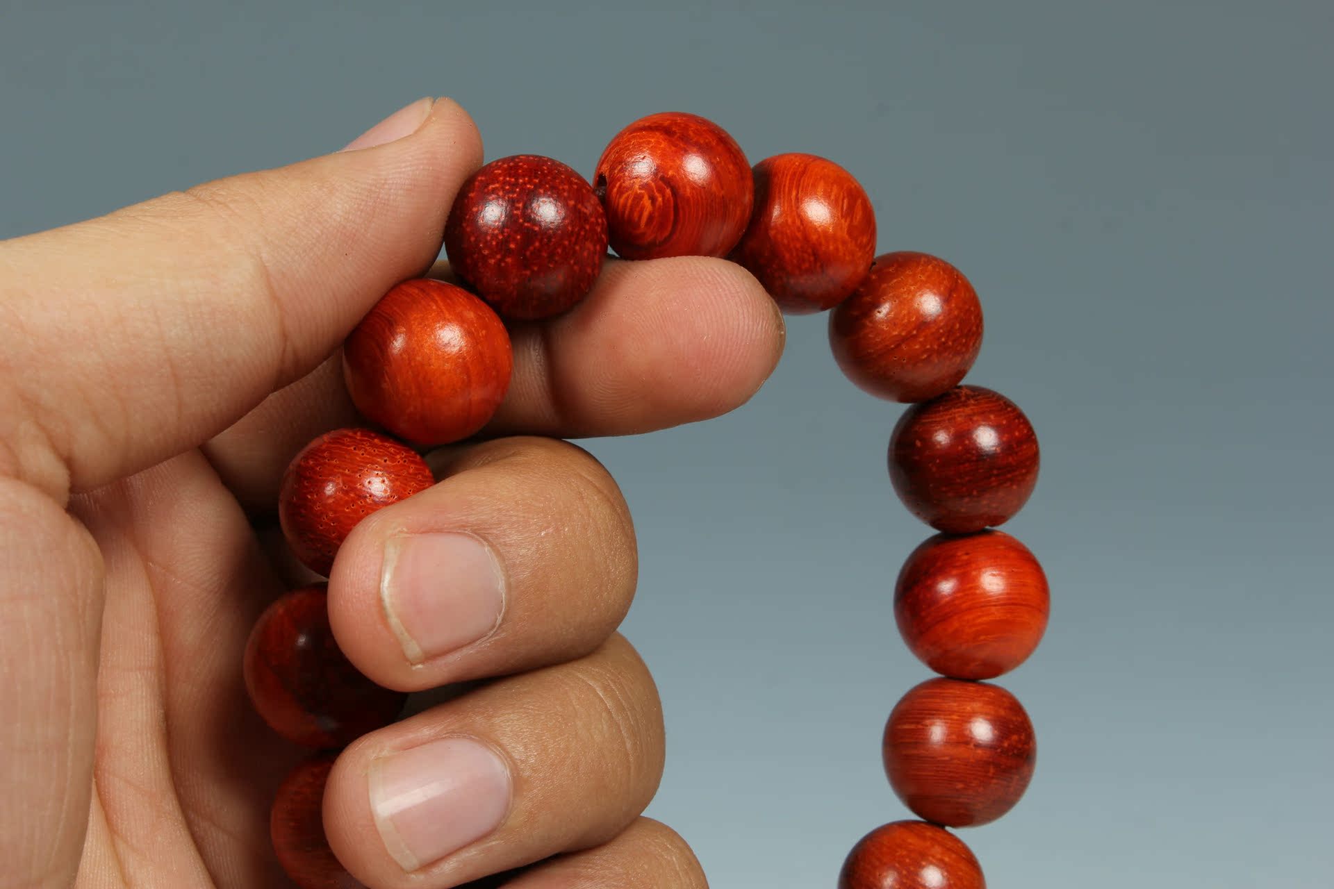 福建福州正品巴西红花梨佛珠念珠手串 男款手串女款情侣饰品 本命年