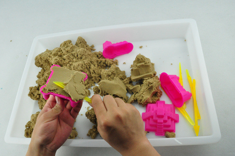 动力沙儿童益智玩具海洋八件套模具模型沙专用玩沙工具批发12件套