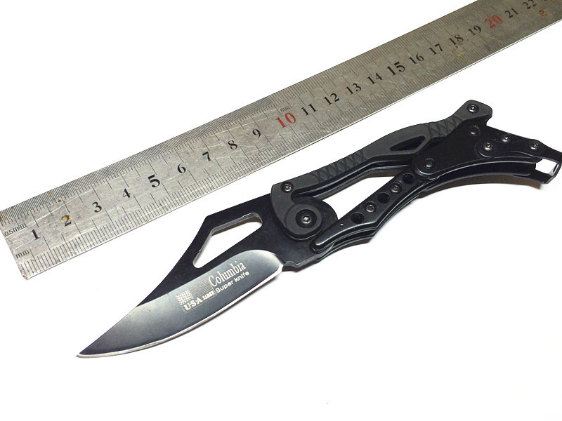 a-15哥伦比亚新款热卖便携迷你折叠水果刀 野营刀 礼品小刀中号