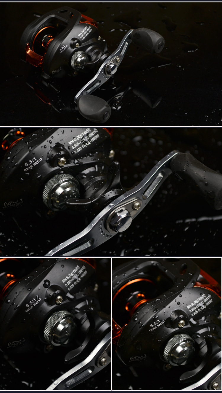 水滴轮 金属线杯 11轴 海竿 轮 路亚竿轮 专用垂钓用品