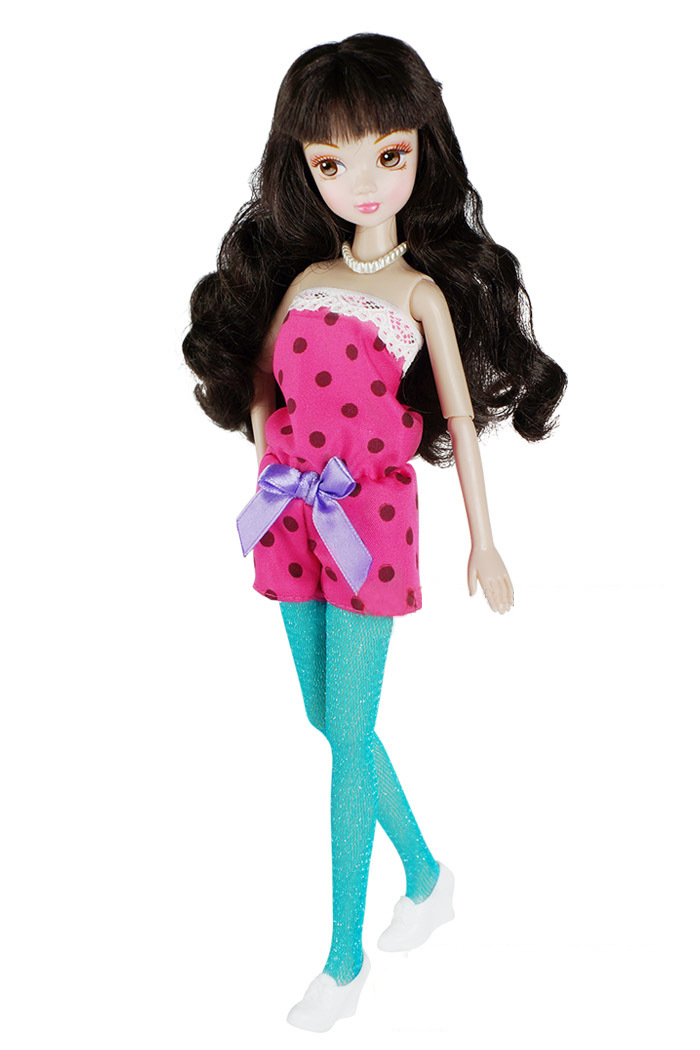 可儿娃娃3050时尚派对关节体5套衣服换装女孩玩具芭比娃娃礼盒装
