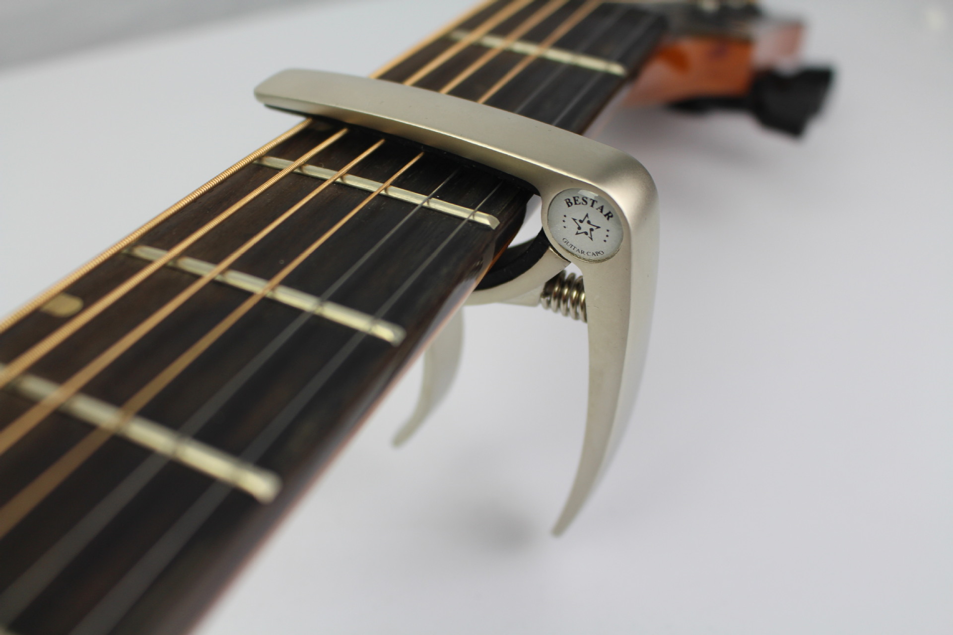 bestar亚光银色古典吉他变调夹厂家直供