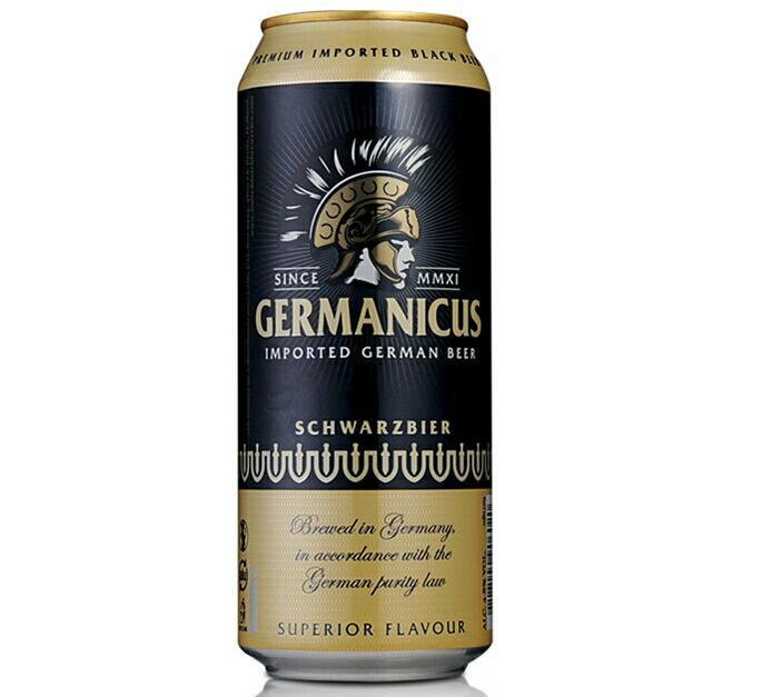 畅饮啤酒格尔曼黑麦啤酒德国进口500ml*24听