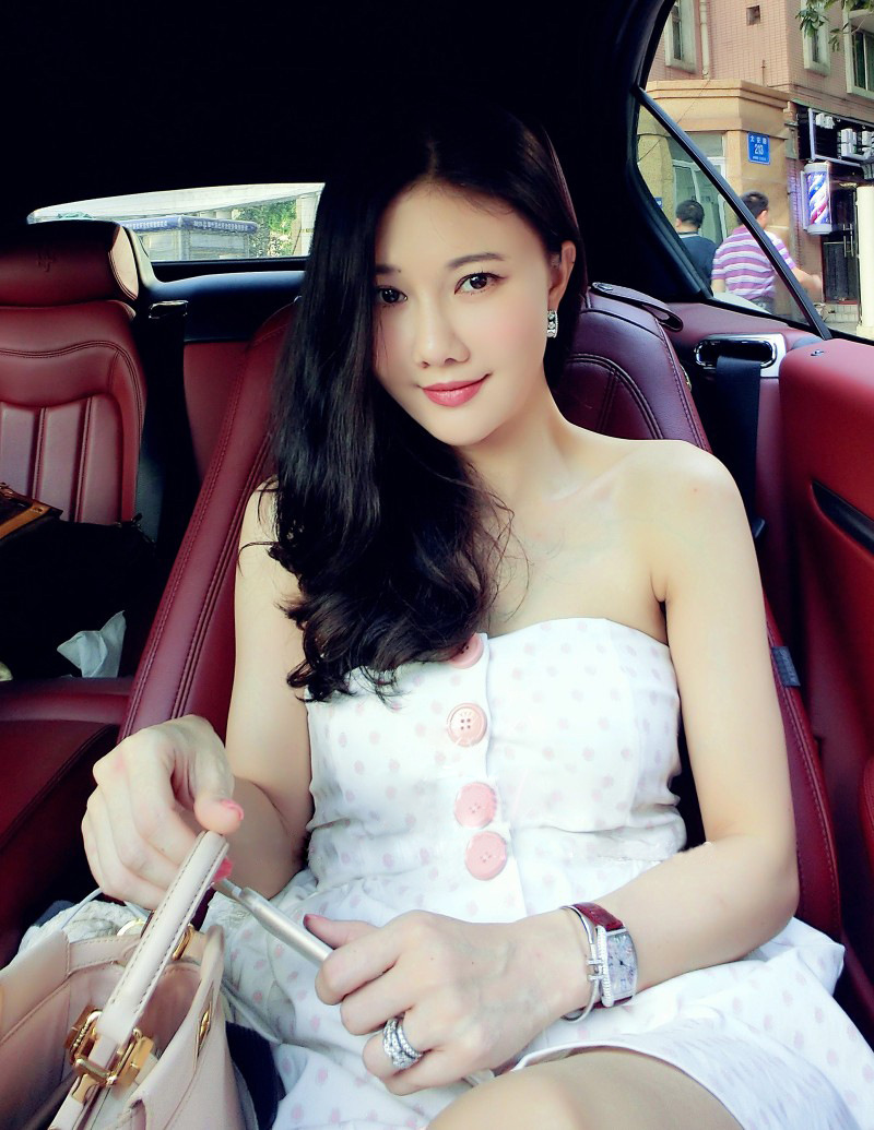 欧洲站女装女神刘钰懿刘美人明星小辣椒同款爆款粉色圆点抹胸裙