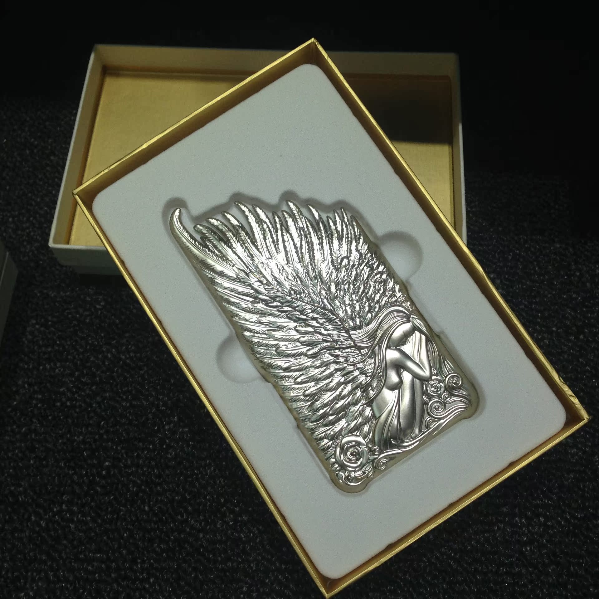 iphone6手机壳苹果6plus手机壳天使之翼浮雕外壳翅膀保护套