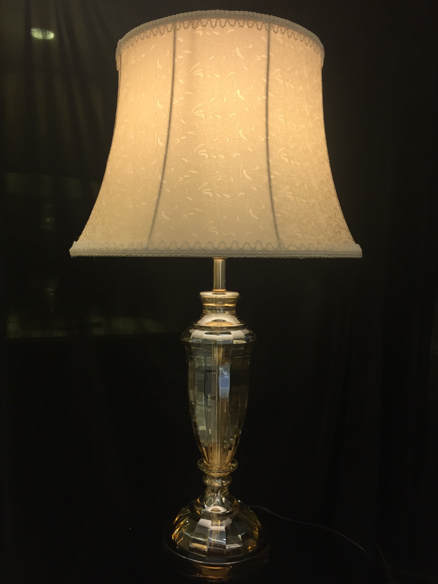 【昆娜直销欧式水晶台灯卧室床头灯客厅书房灯奢华酒店会所装饰灯】广