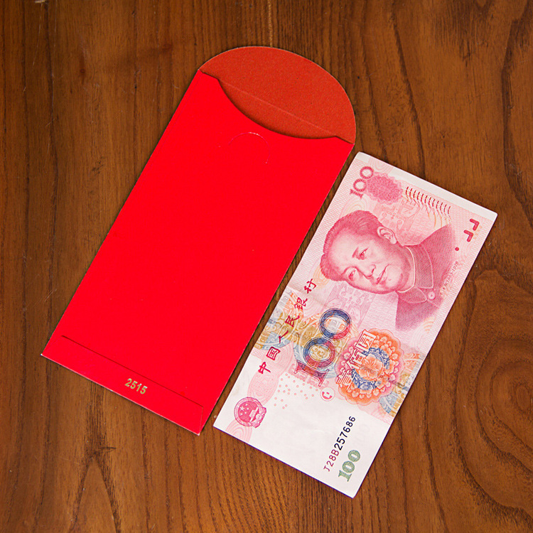 厂家直销婚庆用品个性创意婚礼喜事厚纸利是封 千元红包 2525金色