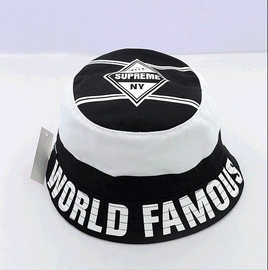 supreme渔夫帽男女盆帽world famous crusher休闲帽余文乐同款