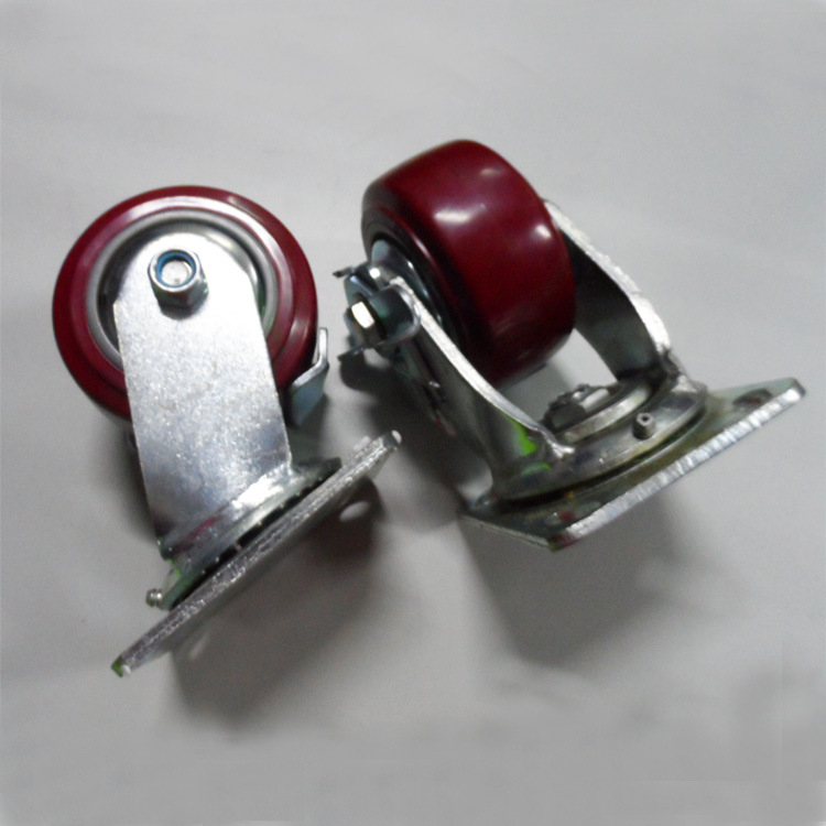 批发供应五金系列铝合金叉车铜万向支撑脚轮 滑轮