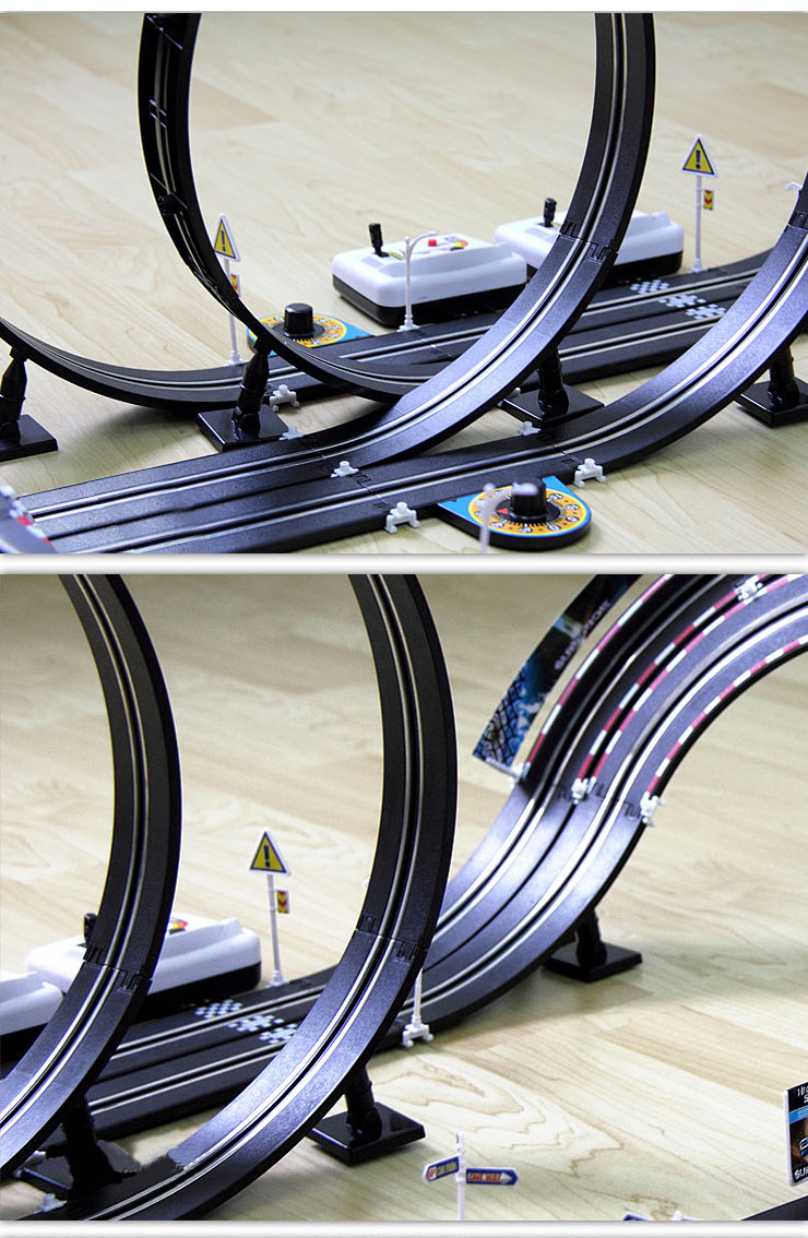 371双人轨道赛车火车汽车托马斯电动遥控过山车轨道车儿童玩具