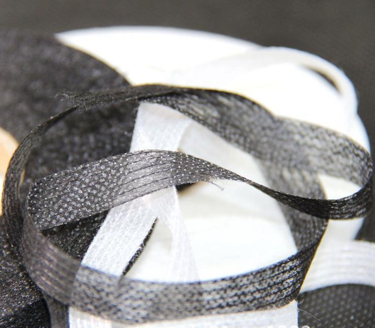 8930服装补强嵌条衬 直纹嵌条 西装衬布子母带嵌条 40g加丝切条 图片_