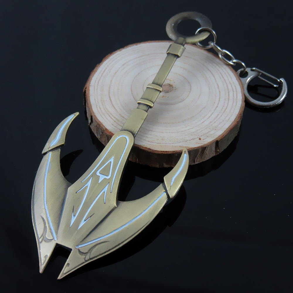 英雄联盟lol 游戏周边 深海泰坦诺提勒斯 武器钥匙扣挂件 12cm