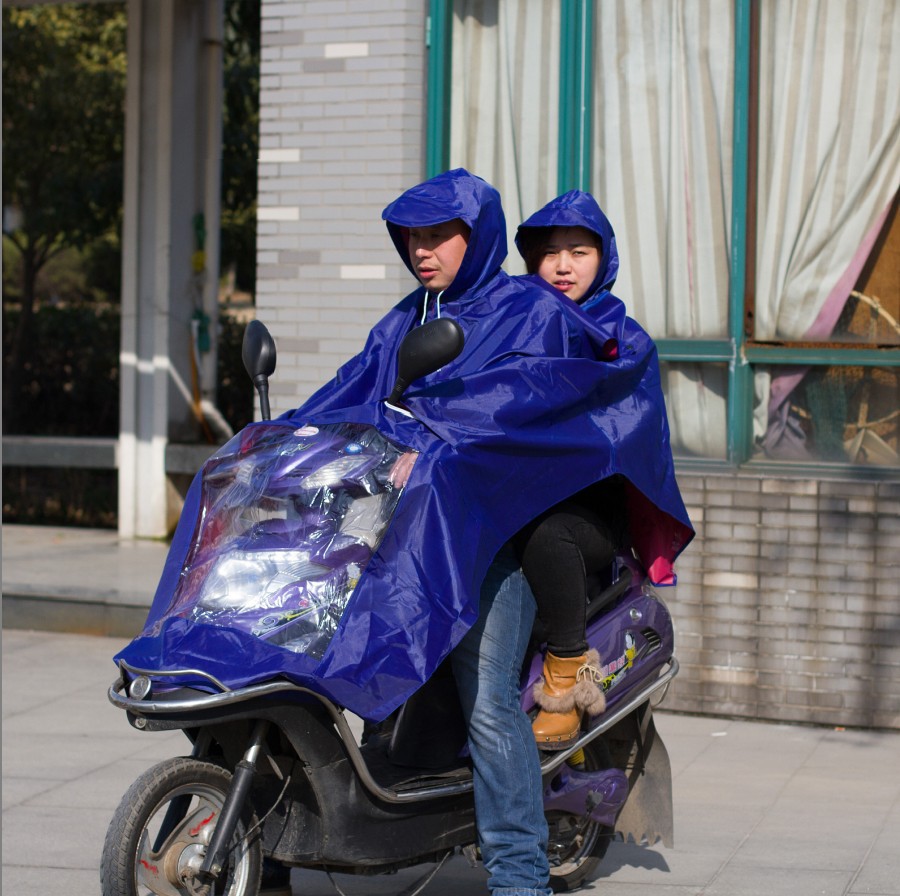 双头成人雨衣加大加厚摩托车雨披 双人电动车雨衣批发