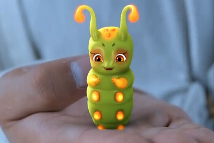 s925纯银花千骨同款灵虫糖宝项链吊坠花千骨宫铃手链饰品铃铛挂链