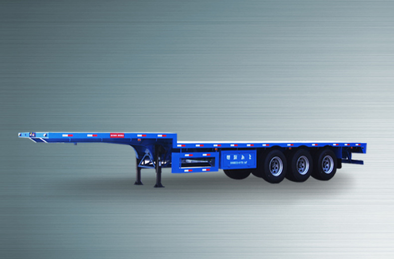 东风低平板半挂车eq9400tpbl东风牌平板半挂车厂家直销