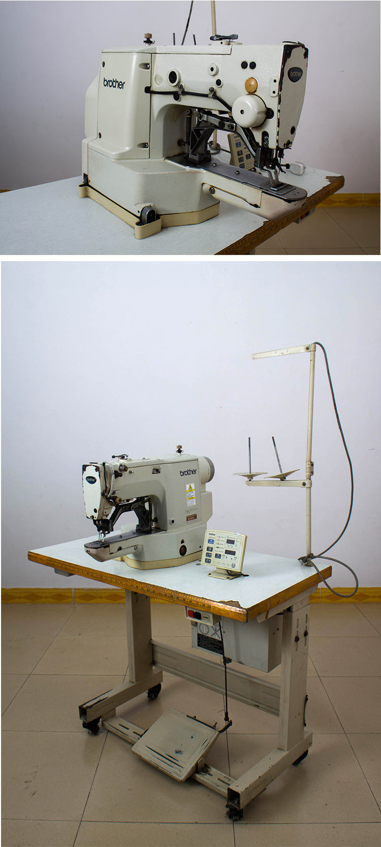 兄弟款430d套结机 电子打结机打枣车 手袋箱包制衣设备