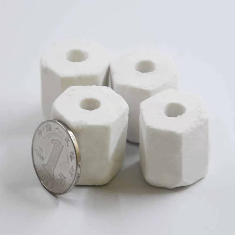 鱼乐美鱼缸水族箱 陶瓷环过滤材料生化环细菌环六角陶瓷环 500g