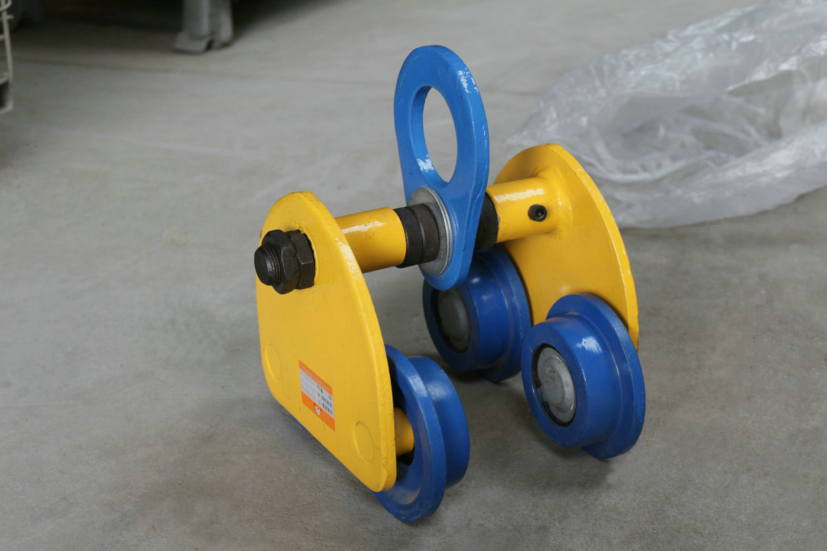 厂家直销单轨桃形手推单轨行车工字钢手拉葫芦跑车