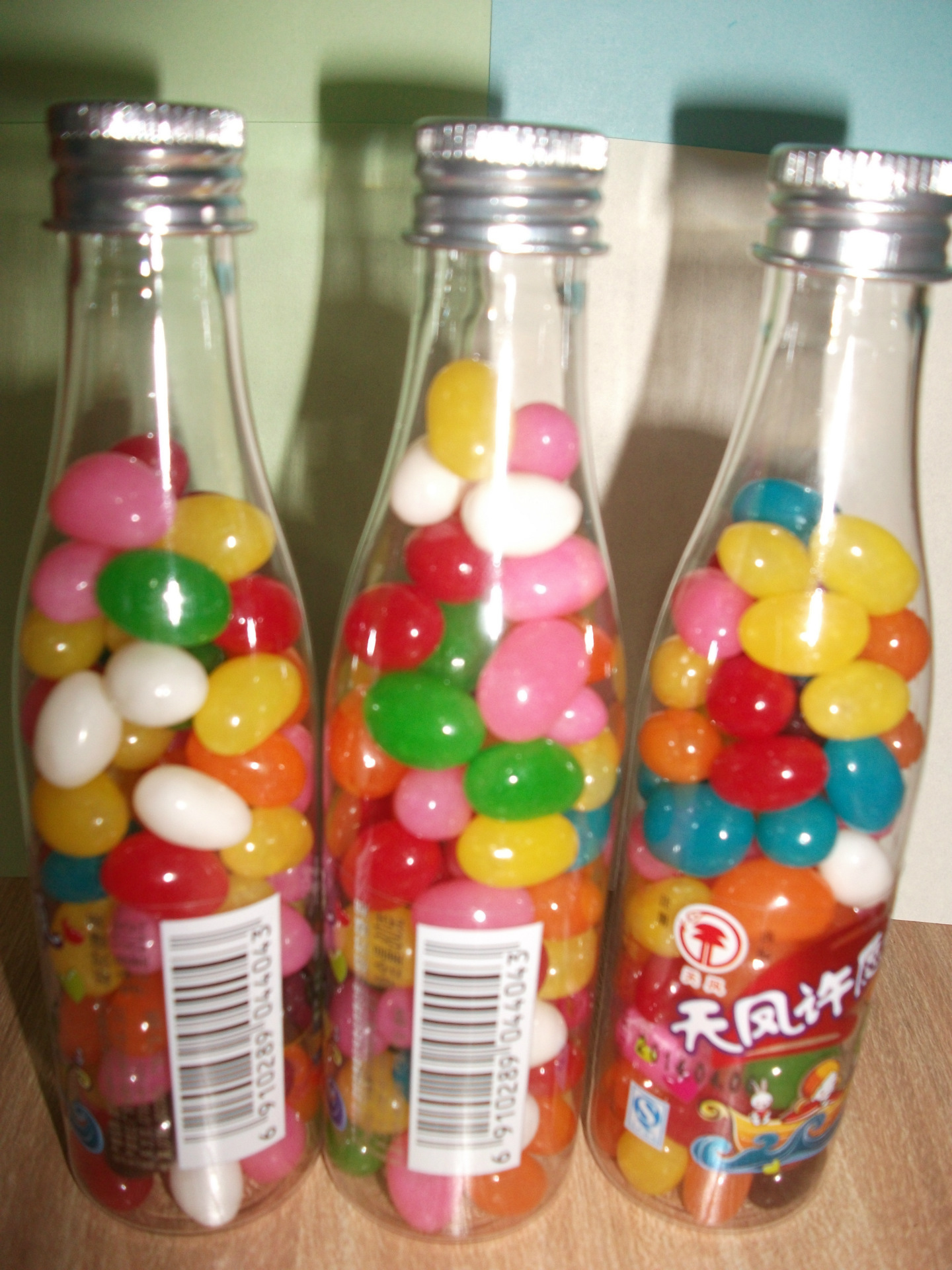 【厂家批发】天凤许愿瓶糖零食80g*9瓶 休闲食品 儿童糖果