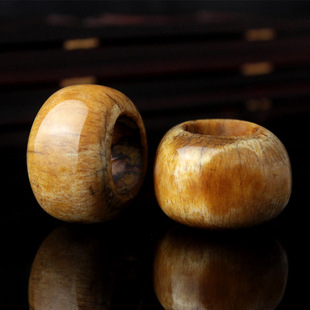 庚午文玩堂天然牦牛骨圈子老牛骨随形面包圈佛珠手链diy吊坠配饰