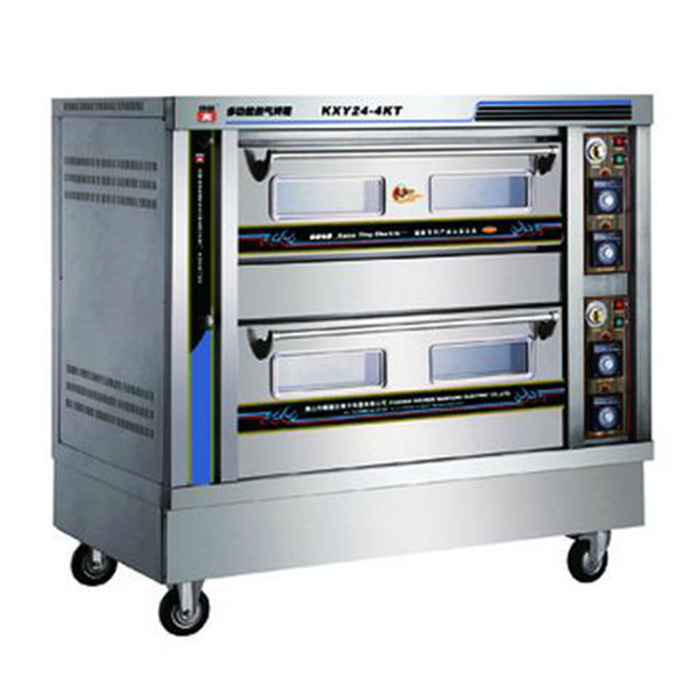 康庭kxy24-4kt燃气烤箱 商用烤炉二层四盘蛋糕面包烘炉烤鱼烤鸡翅
