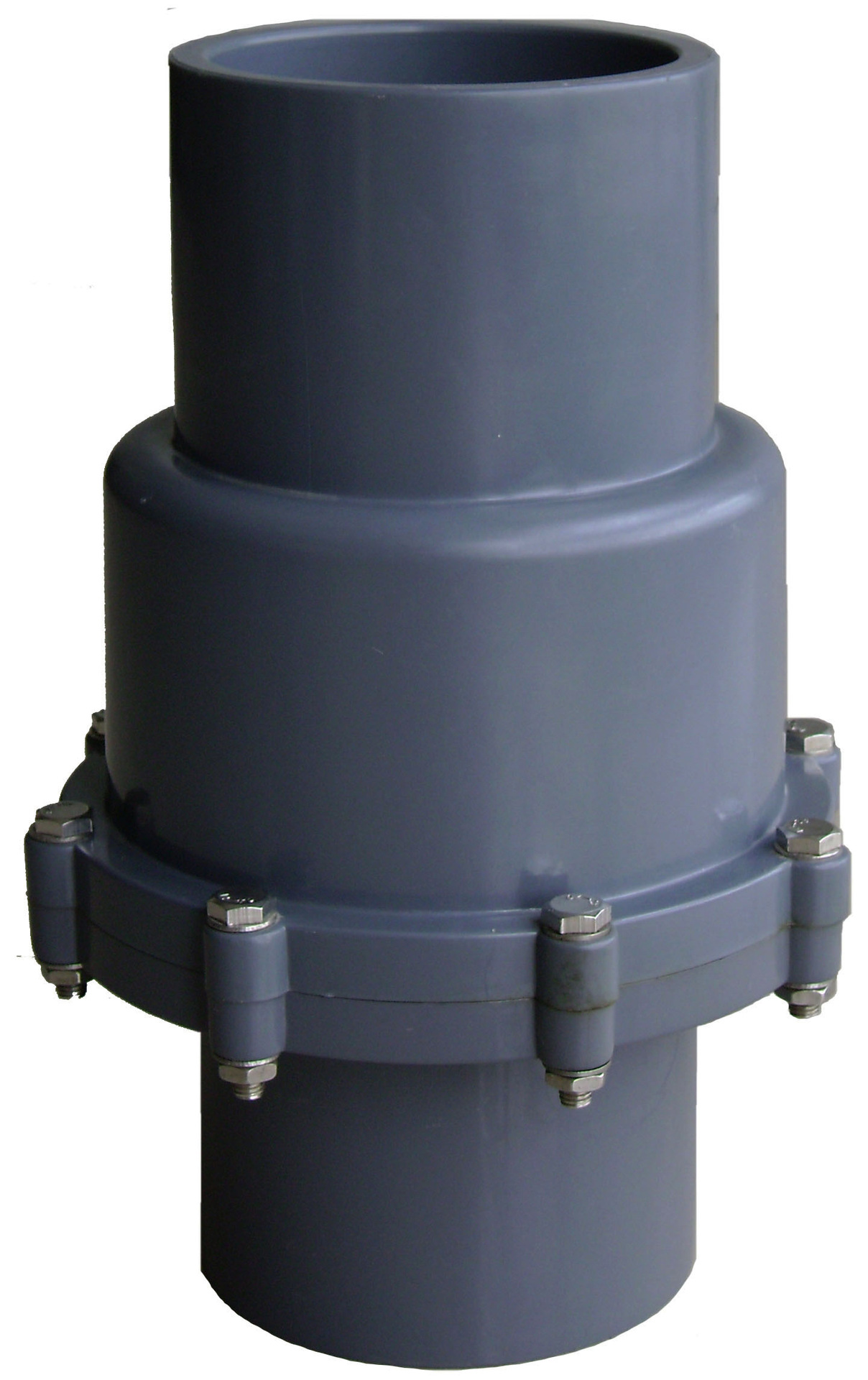 横装止回阀二通止回阀弹簧止回阀upvc全塑管道配件管件定做厂家批