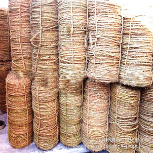批发稻草绳 草绳 草帘 适用于绿化工程防冻 打包绳 捆扎 稻草帘