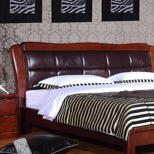 瑞丰家具 中式 简约 优雅 卧室套房家具 实木床