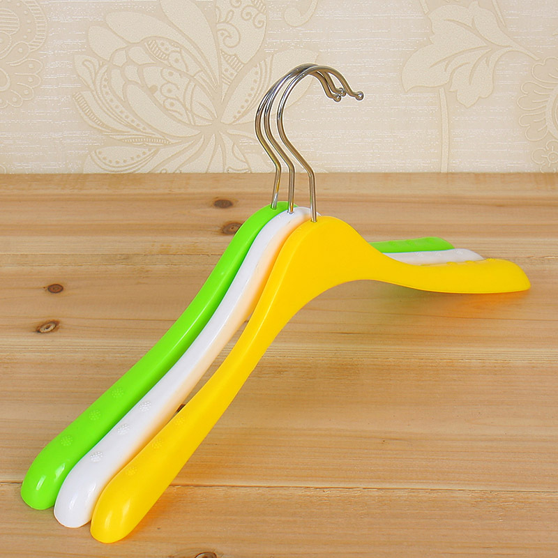 彩色儿童塑料衣架窄肩205系列