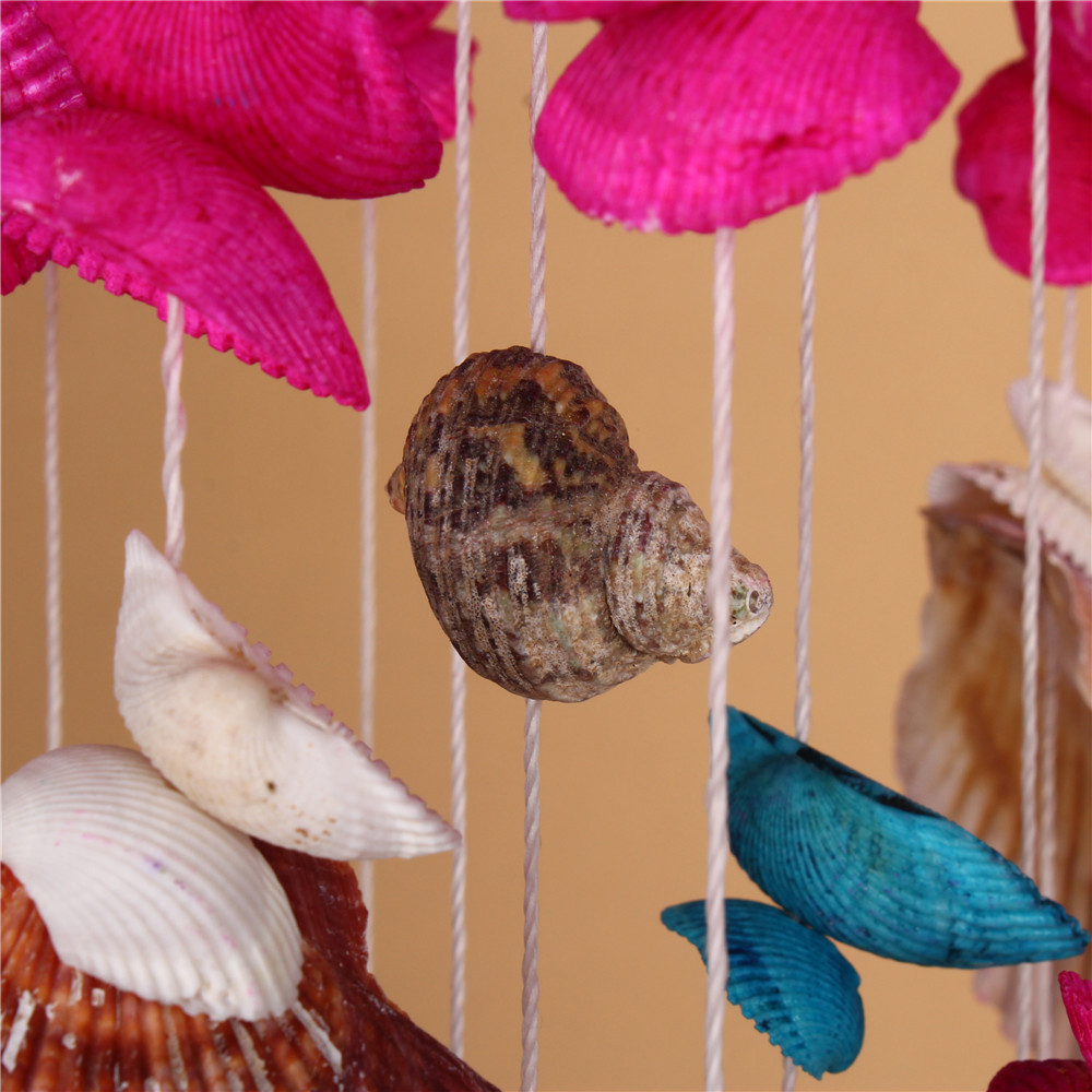 新款 海螺贝壳风铃工艺品 厂家批发风铃田园风格贝壳风铃家居装饰