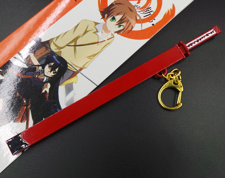 赤之红瞳帝具一斩必杀村雨模型刀扣 cos道具挂件钥匙扣