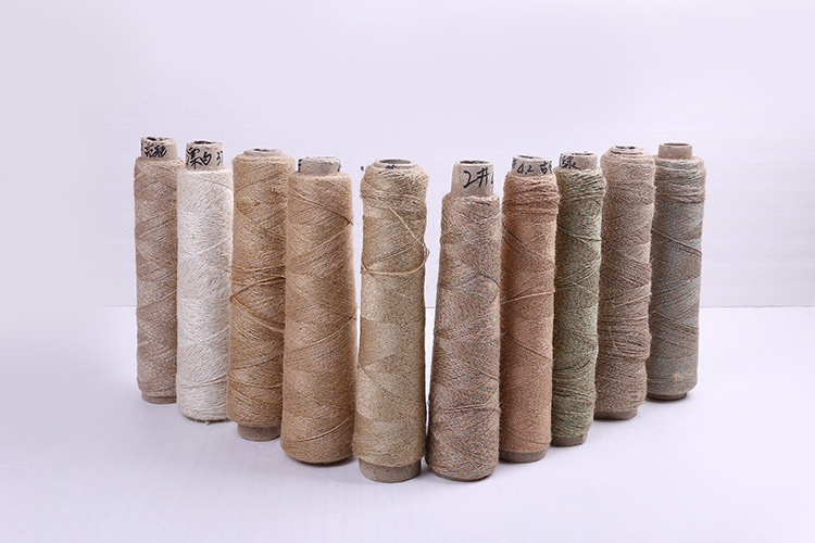 厂家直销 优质黄麻料麻多彩金银丝线