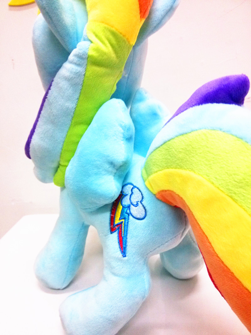 正版小马宝莉pony彩虹马公仔my little pony毛绒玩具新款玩偶全