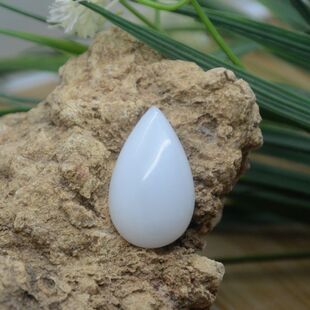 福玉商城天然新疆和田玉白玉水滴型玉石挂件 玉石批发 88007649