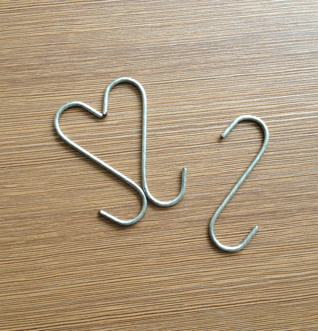 铁艺s挂钩 简易弯型挂 钥匙挂 厨房用具挂钩 厂家直销