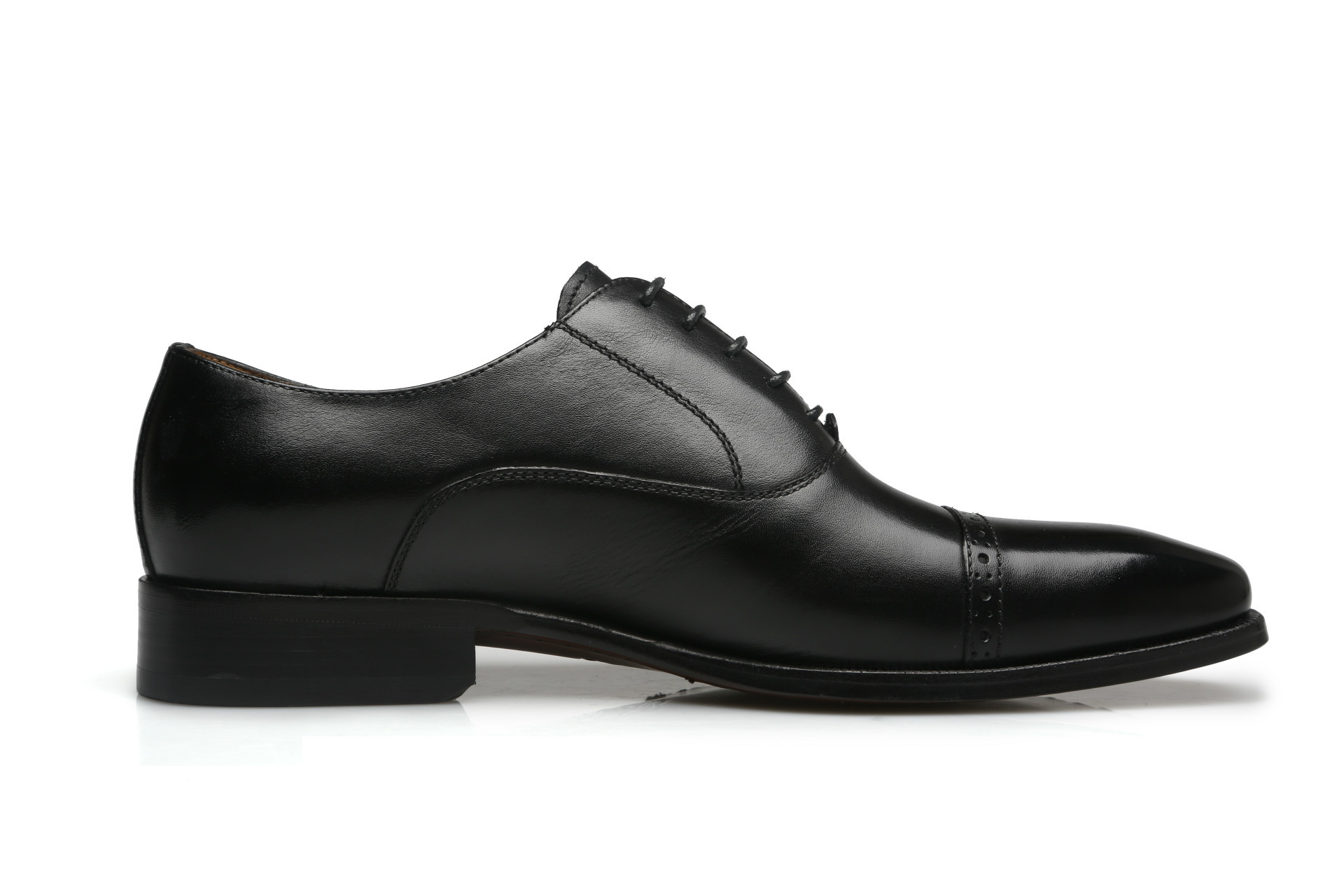 高档手工定做皮鞋方头布洛克雕花固特异定制男鞋正装私人宴会婚鞋