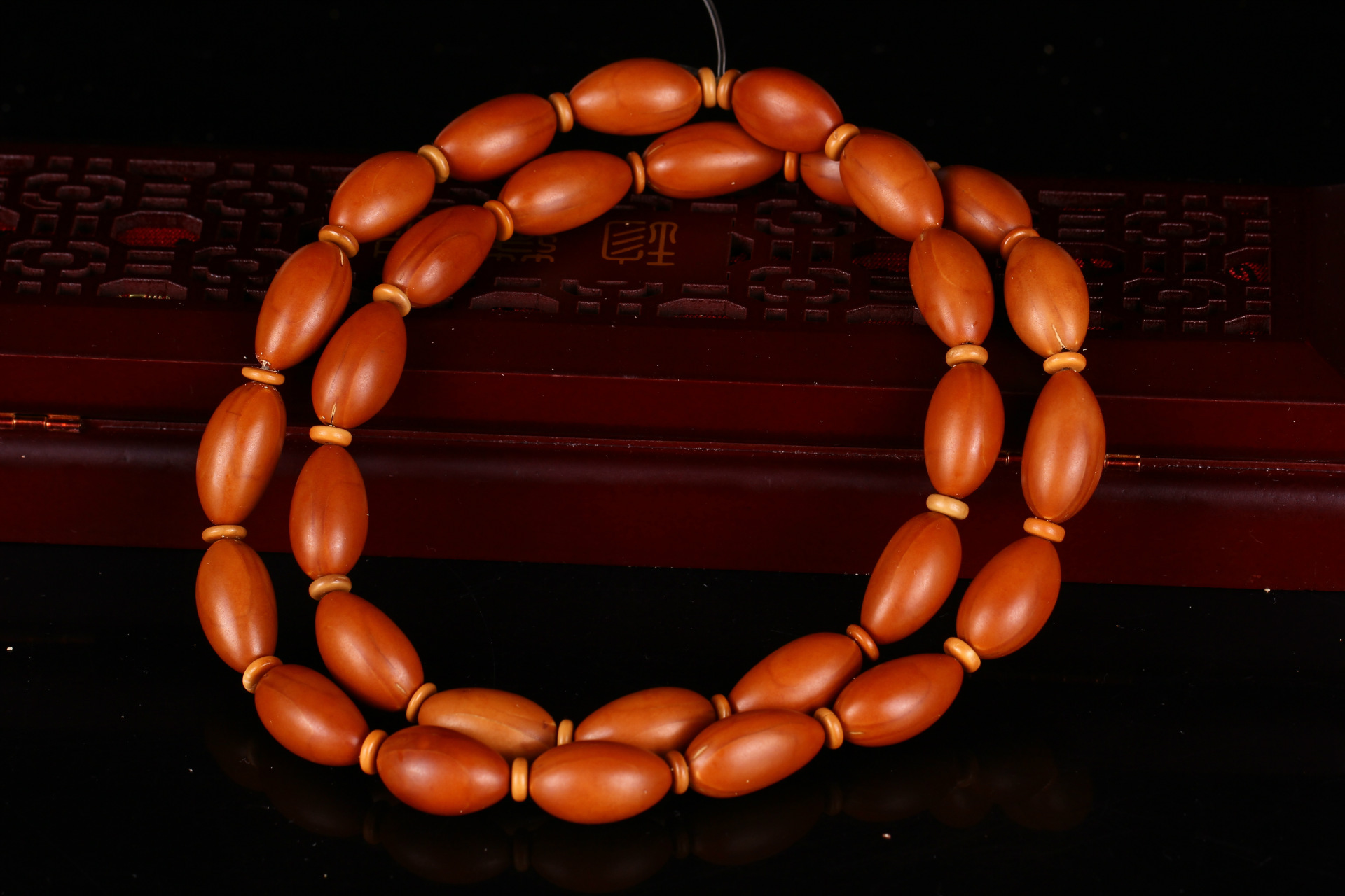 橄榄核核雕三棱精品长串橄榄素珠 三菱手串手链 佛珠念珠 批发