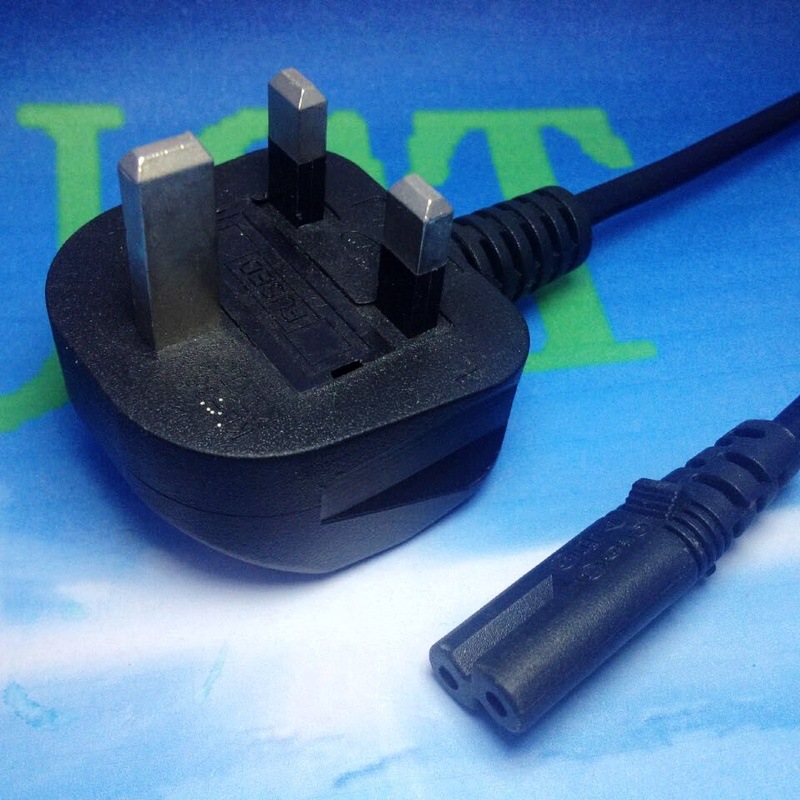 厂家直销bs英规八字型插头电源线 新加坡 港澳插头线 定制销售