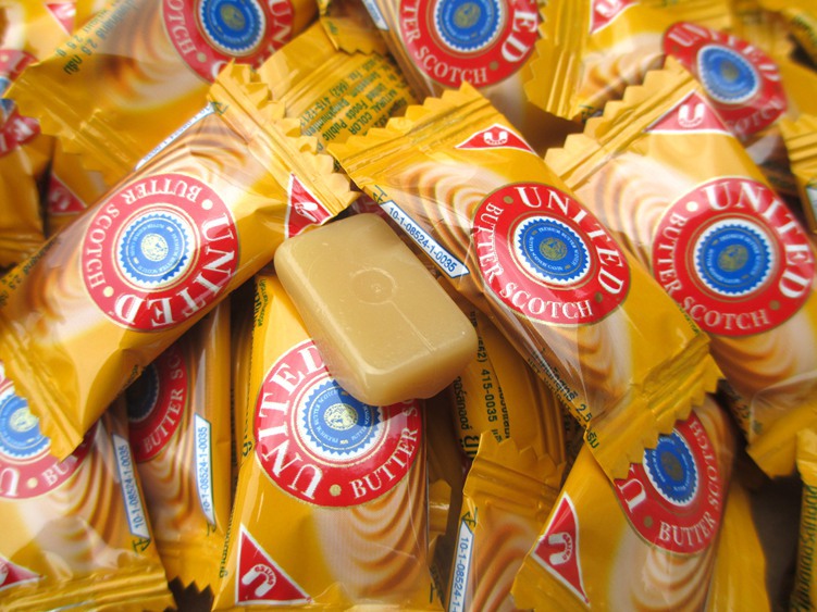 united黄油糖125克(黄袋) 奶油 牛奶糖 泰国进口 热销糖果 批发