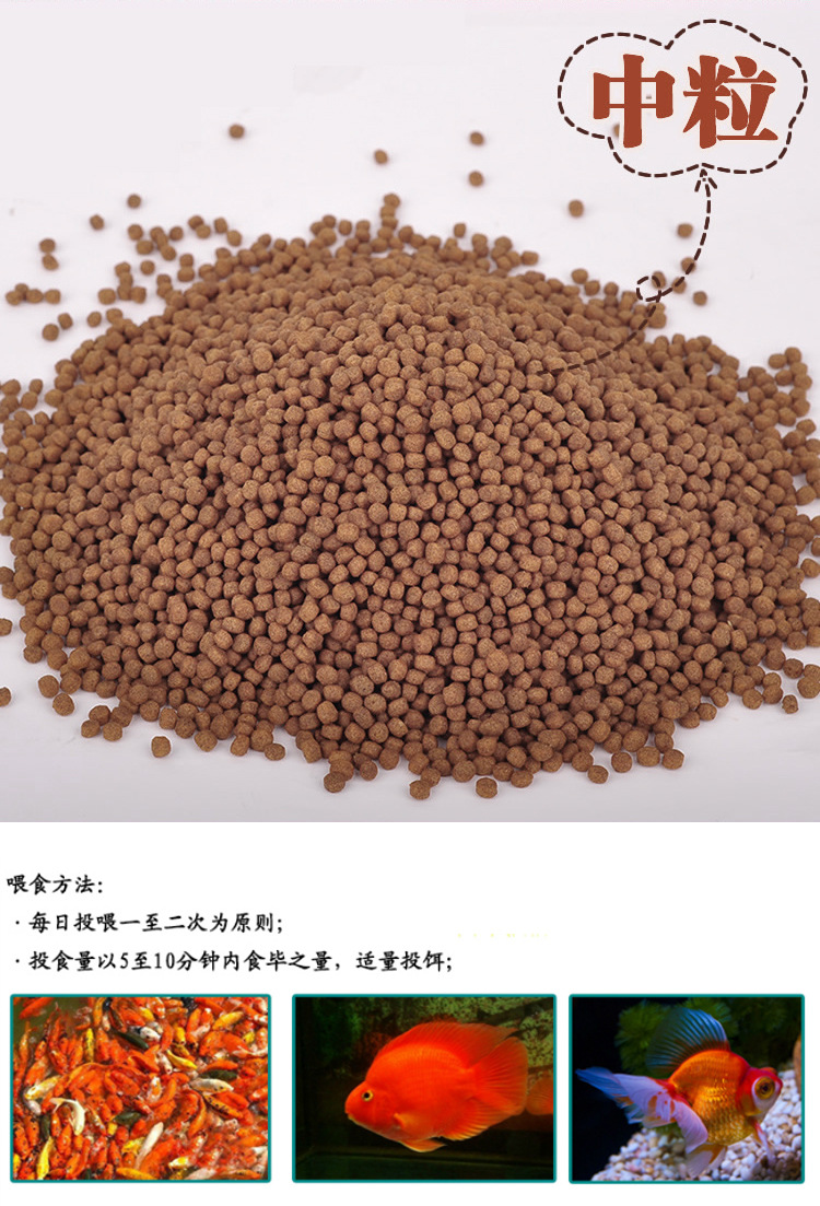 湖北荆门闽江九星血鹦鹉鱼食血鹦鹉增红鱼饲料1500g正品鱼饲料观赏鱼