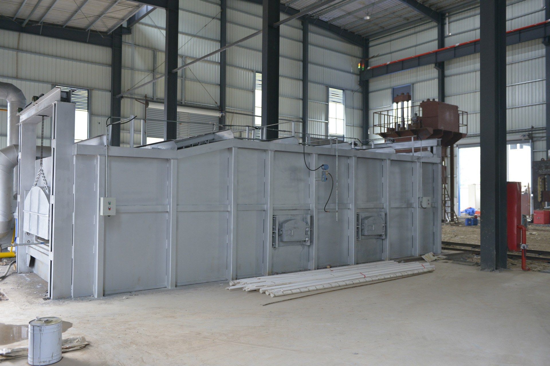 节能 高效 环保 蓄热式锻造加热炉 蓄热式推钢锻造加热炉