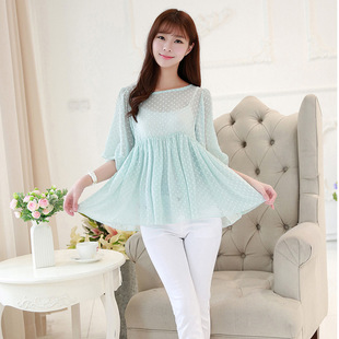 雪纺娃娃衫七分