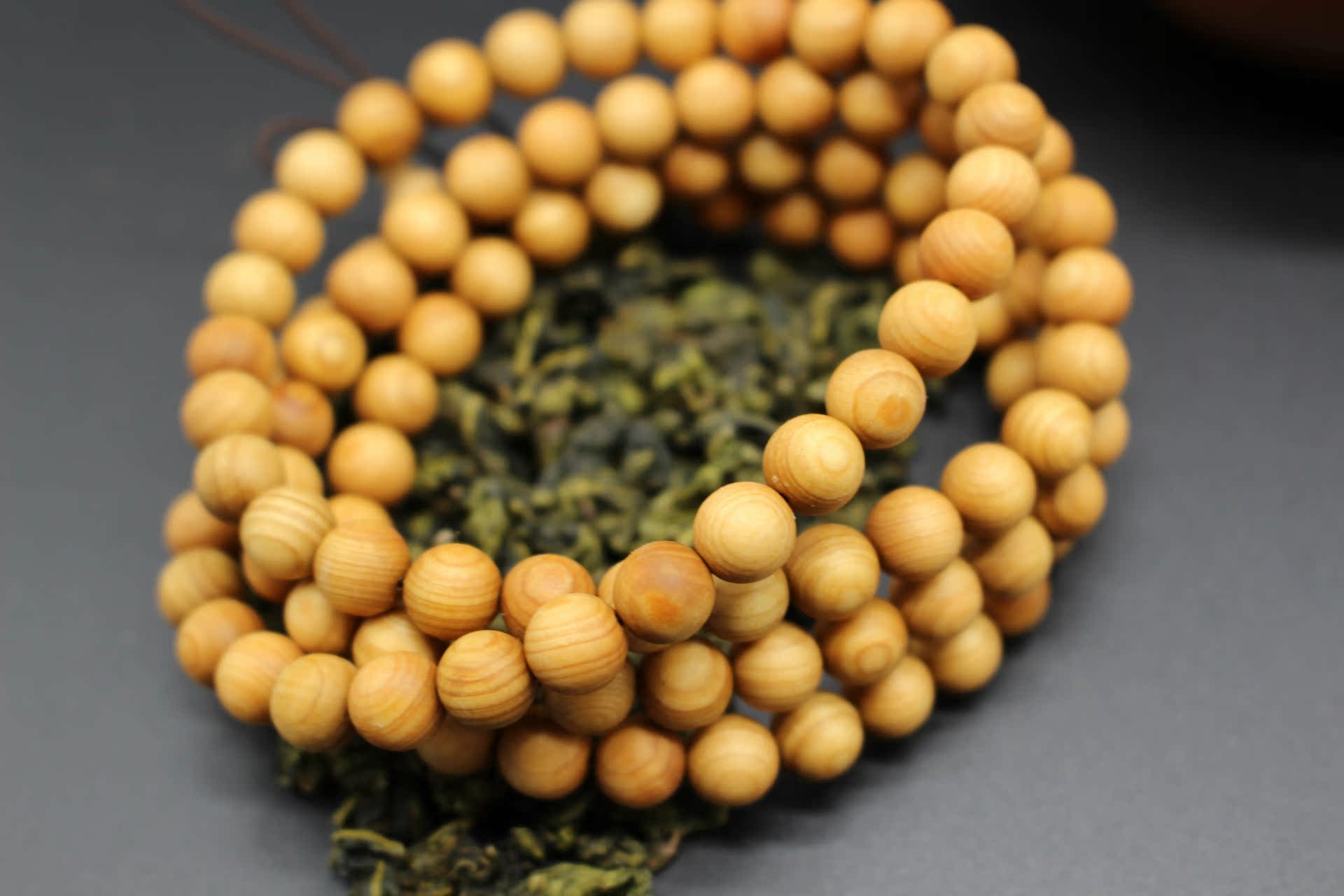 8*108颗 崖柏素珠手串 佛珠高油性高密度无瑕疵香味浓