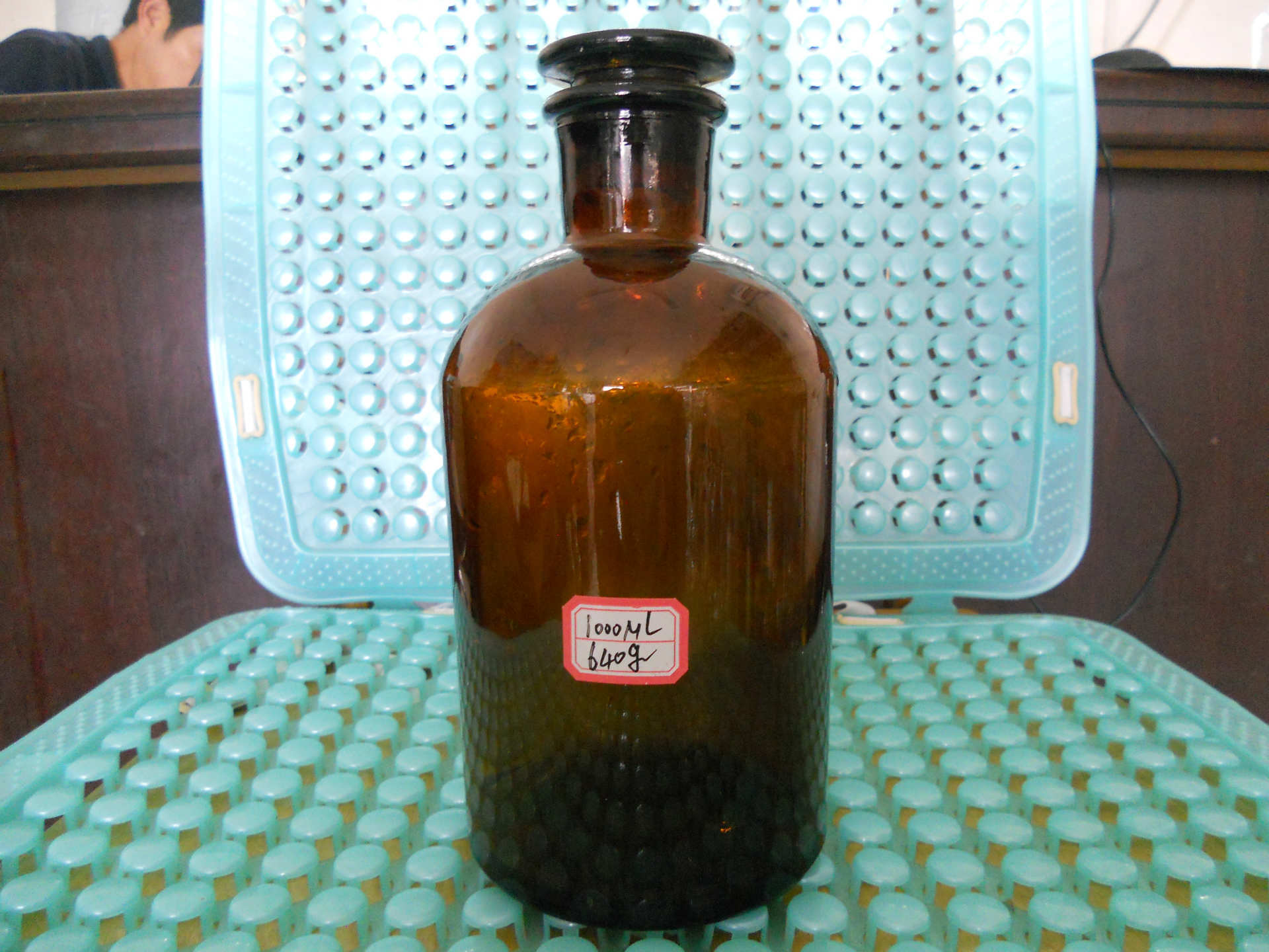 1000ml广口棕色玻璃试剂瓶透明试剂瓶500ml小口玻璃化学试剂瓶