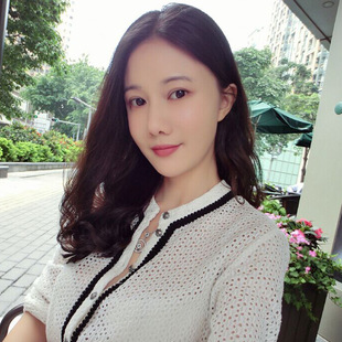 刘钰懿最新款夏镂空白色全棉清凉一夏白色连衣裙