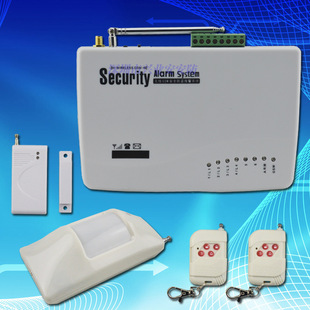 gsm手机卡无线家用防盗报警器 店铺防盗器 无线报警器 红外报警器