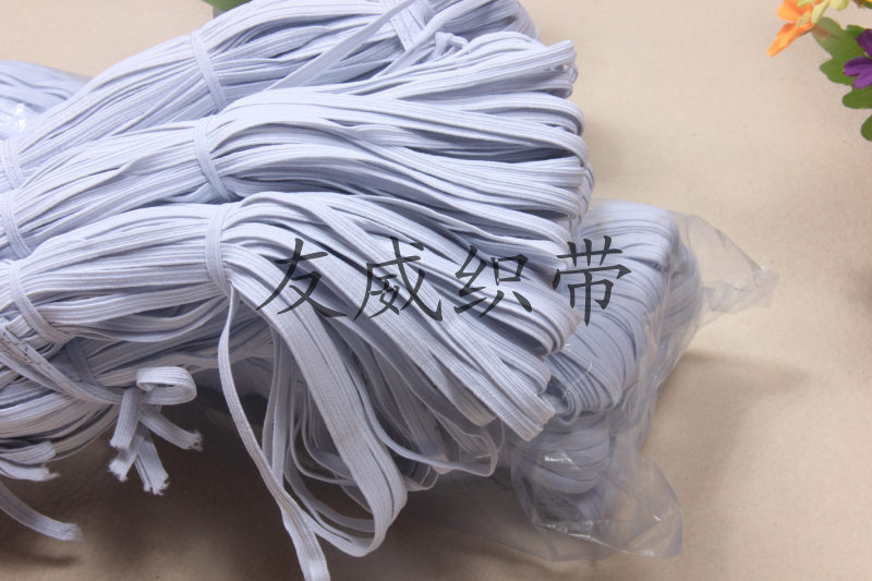 6cm 白色走马带进口环保扁松带 厂家直销