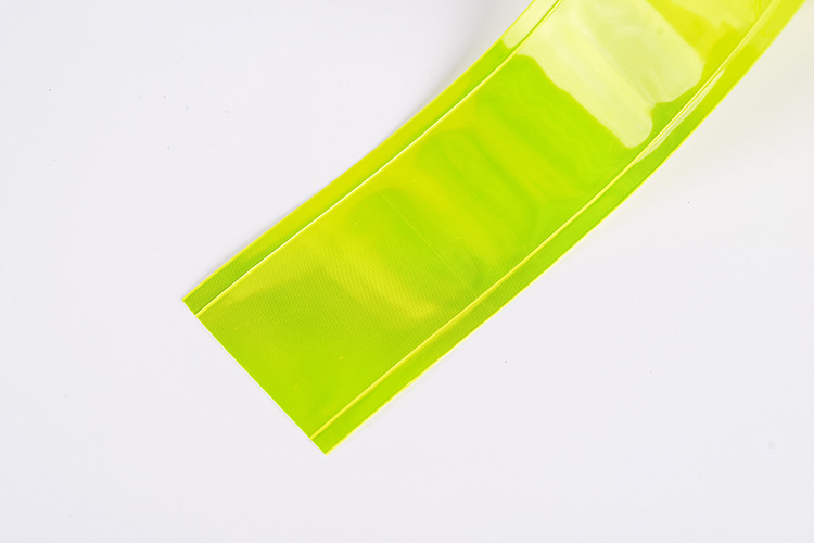 彩色塑料自带反光布 可加工定做反光警示条 5公分 自带反光布